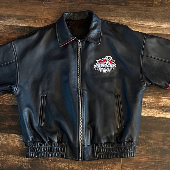 TORONTO 2007 GREY CUP 100% GENUINE LEATHER JACKET - XL - Picture 2 of 12
